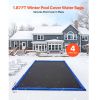 Corner Pool Water Tubes, 4 Pack 22.4 x 22.2 in, Corner Winter Water Bags with Leakproof Screw Cap, 0.4mm Heavy Duty PVC