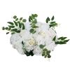 Flower Balls Arrangement Bouquet 10 PCS, 17.7-Inch Diameter Artificial Flower Balls Wedding White Roses Centerpieces